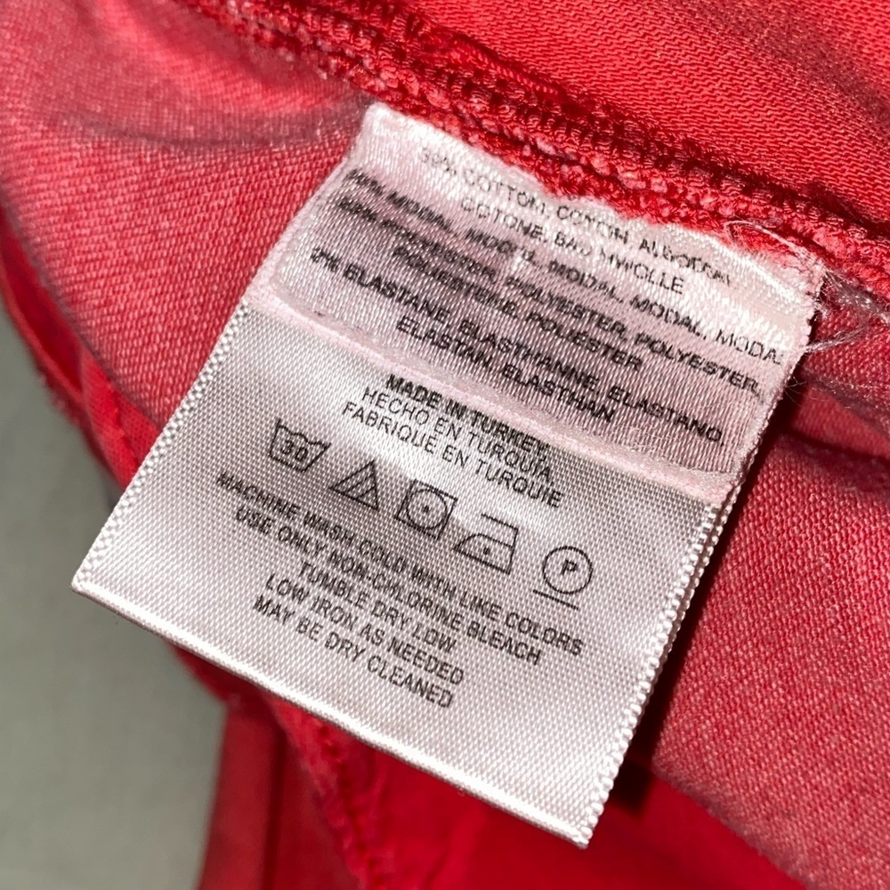 Pilcro and the Letterpress Anthropologie Brand High Rise Legging in Red Orange - Picture 4 of 5